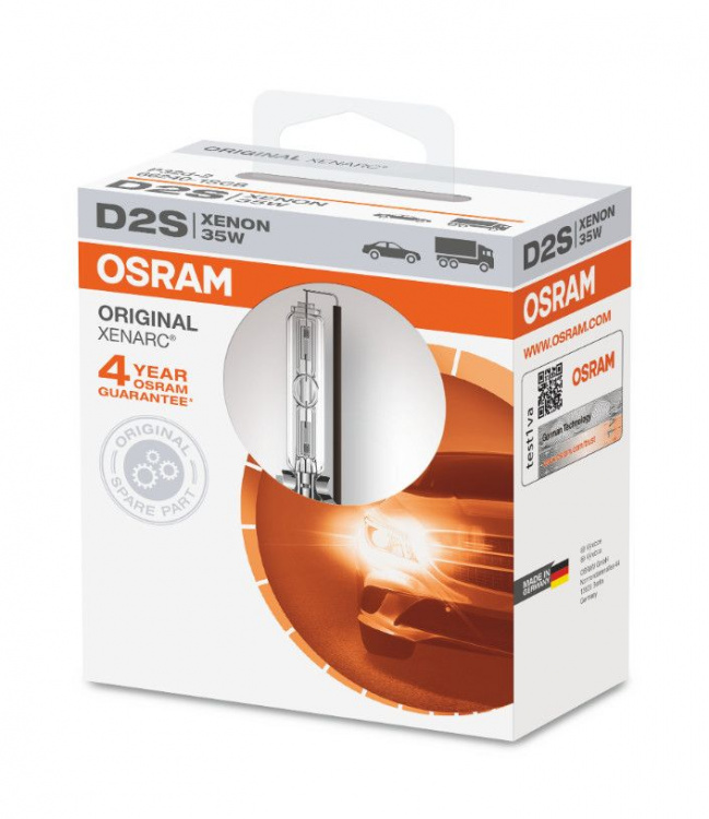 D2S 12V+24V 35W P32d-2 Original XENARC Softcover Box OSRAM - 1 Stück